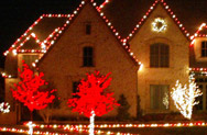 MetroTexLandscapeManagement Christmas Lighting & Outdoor Lighting Installation, Repair, Maintenance & L.E.D. replacement LED electricity cost savings